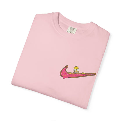 Vintage Skate Swoosh Tee — Cartoon Skateboard Logo T-Shirt
