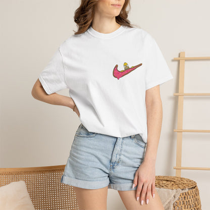 Vintage Skate Swoosh Tee — Cartoon Skateboard Logo T-Shirt