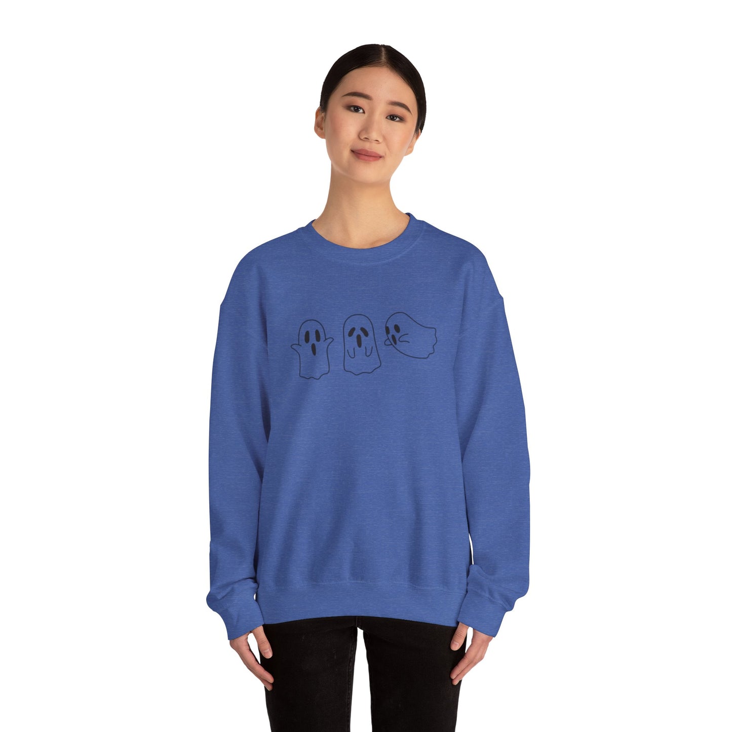 Middle-Finger Ghost Crewneck Sweatshirt