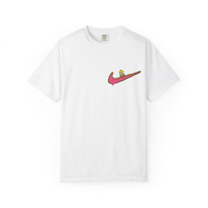 Vintage Skate Swoosh Tee — Cartoon Skateboard Logo T-Shirt