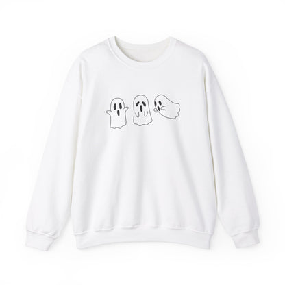 Middle-Finger Ghost Crewneck Sweatshirt