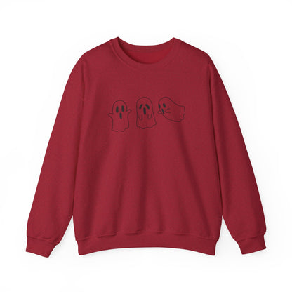 Middle-Finger Ghost Crewneck Sweatshirt