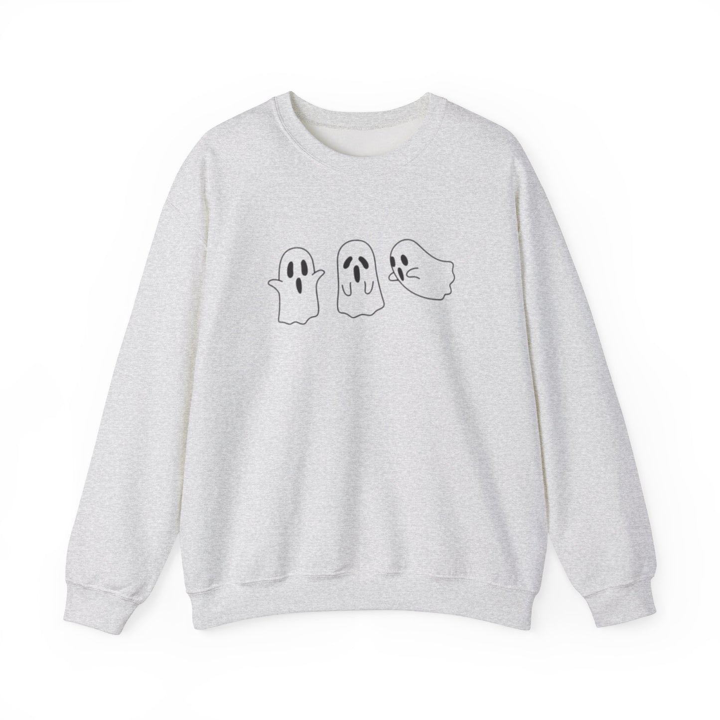 Middle-Finger Ghost Crewneck Sweatshirt