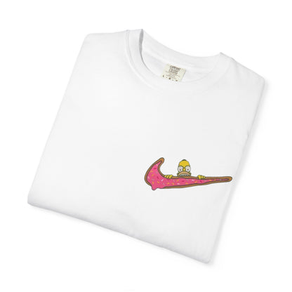 Vintage Skate Swoosh Tee — Cartoon Skateboard Logo T-Shirt