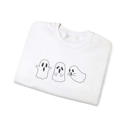 Middle-Finger Ghost Crewneck Sweatshirt