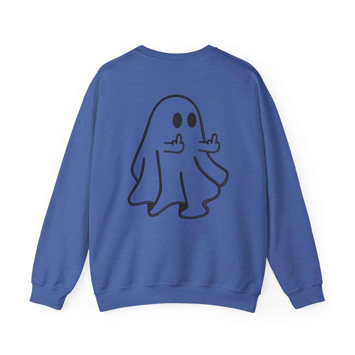 Middle-Finger Ghost Crewneck Sweatshirt