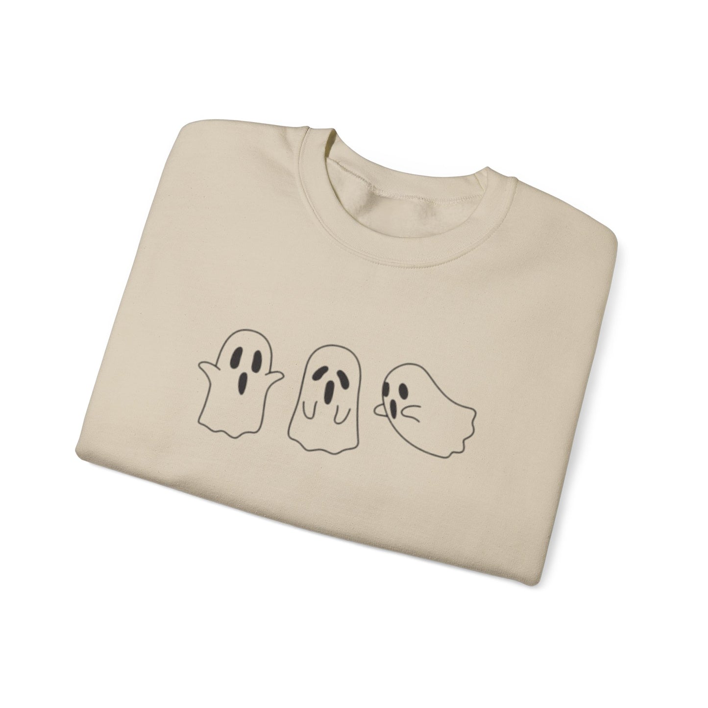 Middle-Finger Ghost Crewneck Sweatshirt