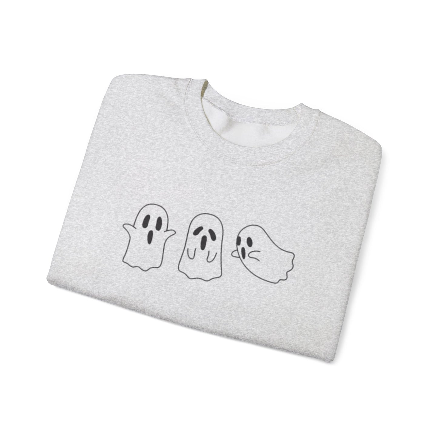 Middle-Finger Ghost Crewneck Sweatshirt