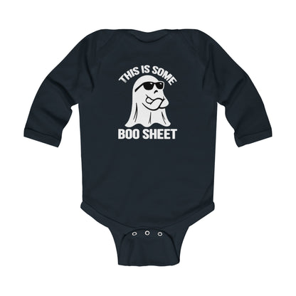 Boo-Sheet Long Sleeve Bodysuit