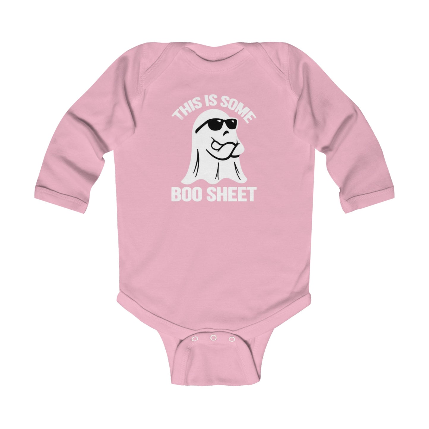 Boo-Sheet Long Sleeve Bodysuit