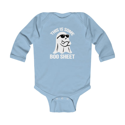 Boo-Sheet Long Sleeve Bodysuit