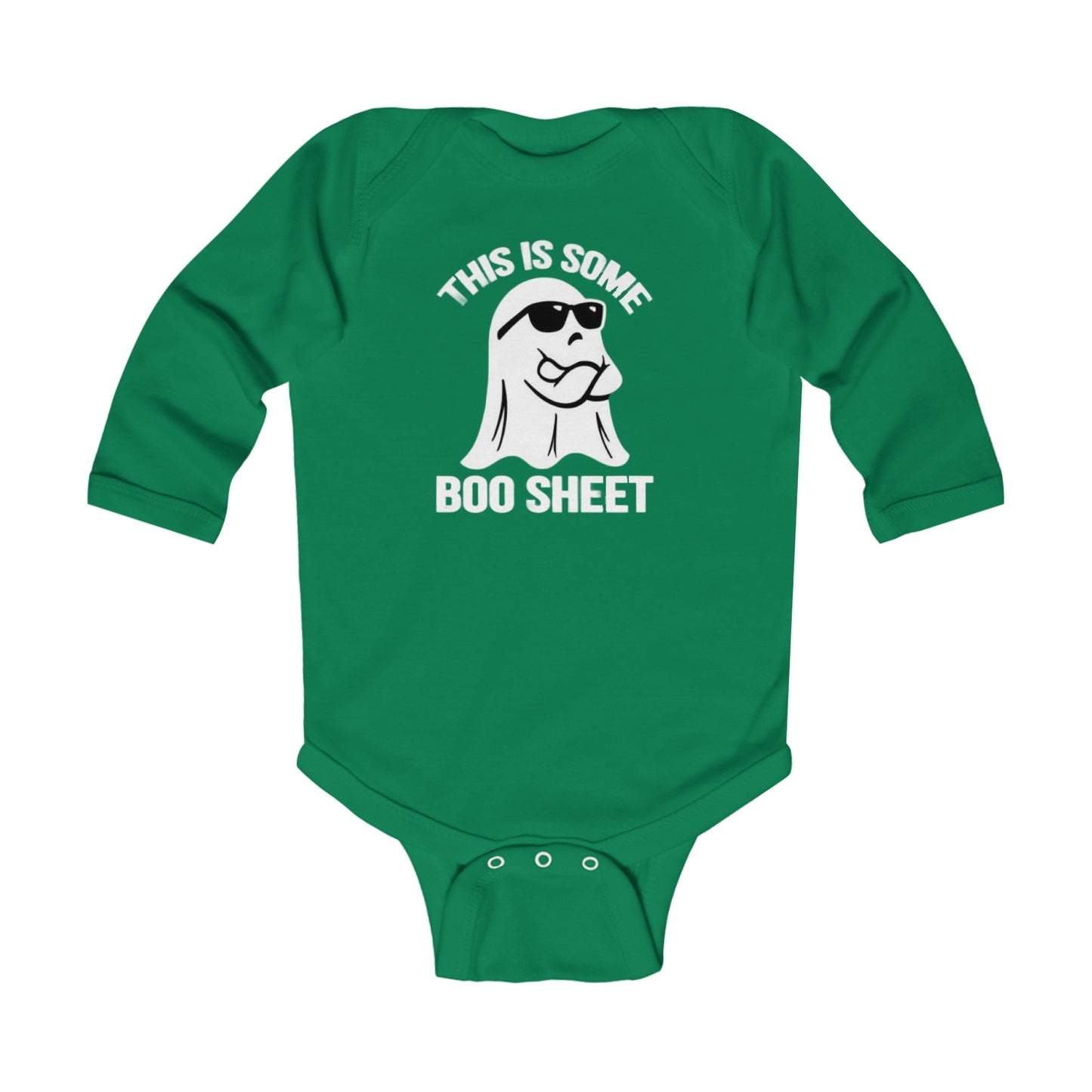 Boo-Sheet Long Sleeve Bodysuit