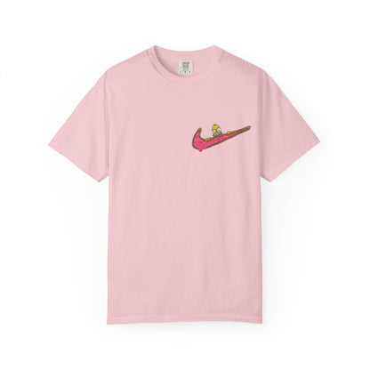 Vintage Skate Swoosh Tee — Cartoon Skateboard Logo T-Shirt